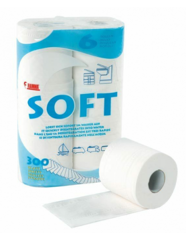 Varios desenterrar sensibilidad Papel higiénico Fiamma Soft x6
