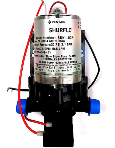 Shurflo automatische Wasserpumpe 10,6 Liter