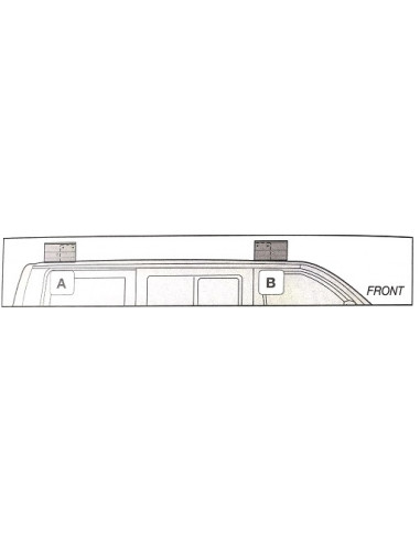 Adaptateur de store F45 s pour VW T5 Transporter Multivan