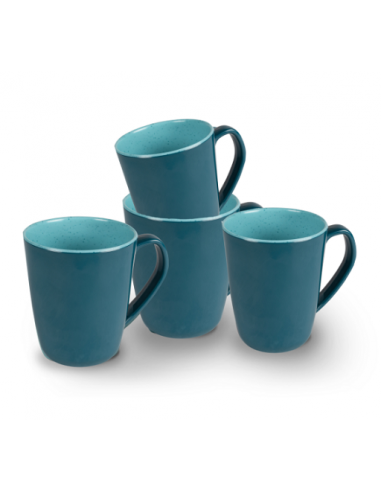 Set de 4 tazas Terracota de melamina Kampa