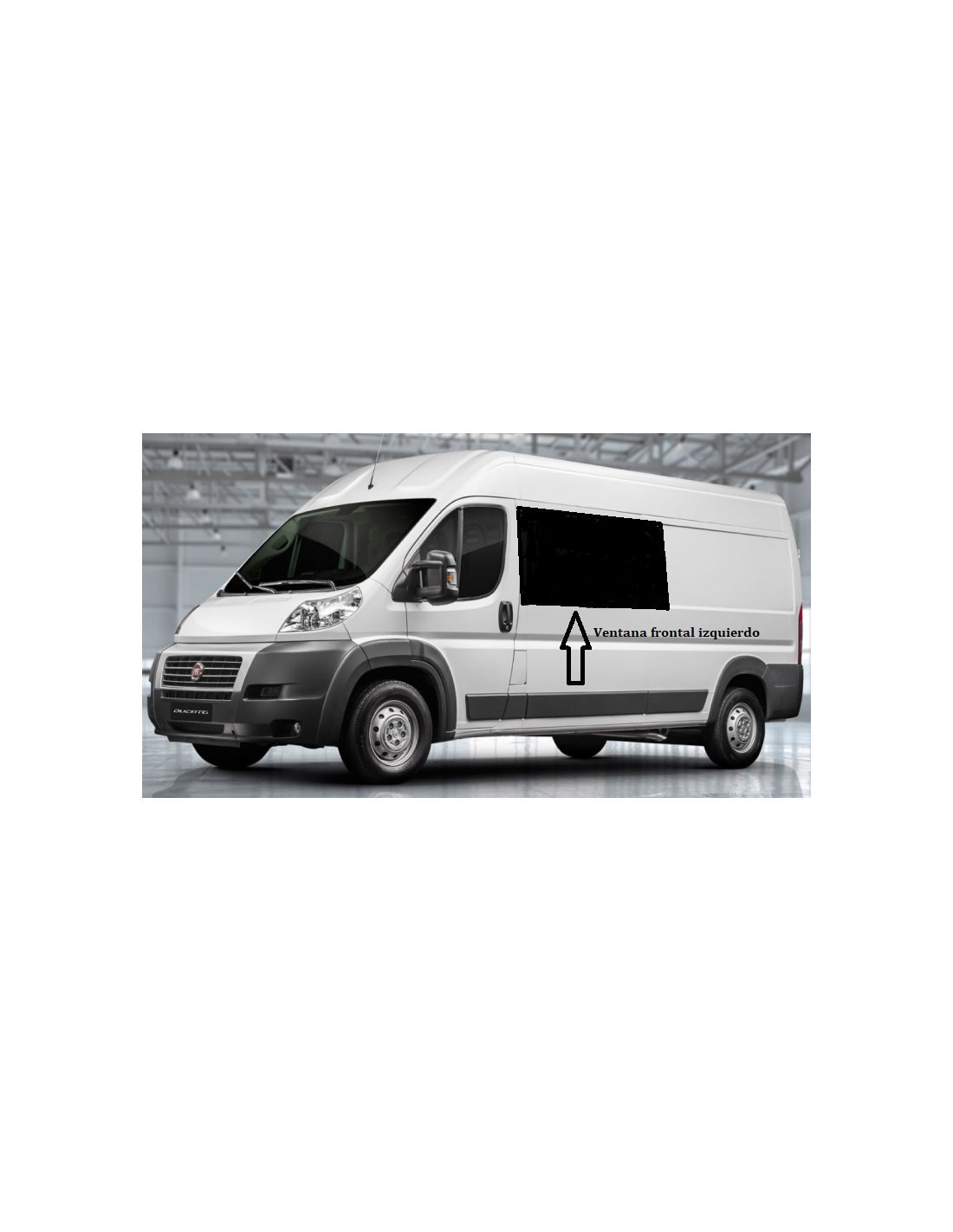 Schiebefenster für vorne links vom Fiat Ducato ab 2007