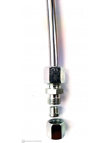 BOA Manguera de gas butano-propan inox con conexión de 8 mm 30-50Mbar  L=500mm