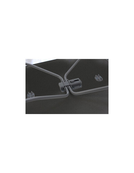 Mesa dobrável oval Brunner Linear 130 Preto