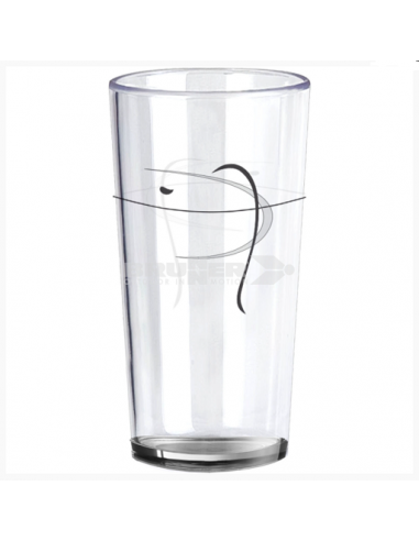 Vaso 40 cl antiscivolo melanina Serenata. Brunner