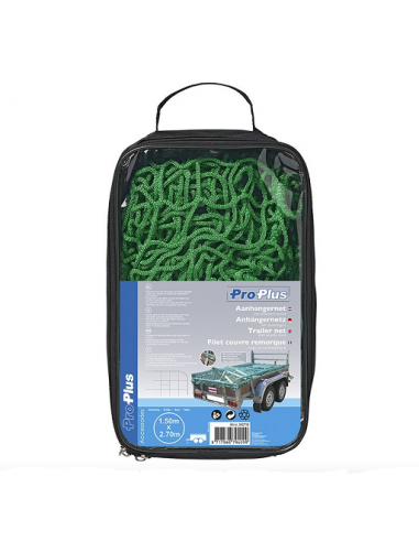 Filet de remorque 2.00x3.00M avec corde élastique
