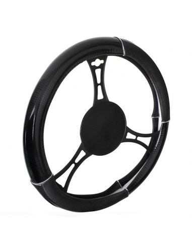 Funda para volante con apariencia de carbono