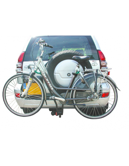 Porte-vélos Klick Fast II avec support de plaque d'immatriculation