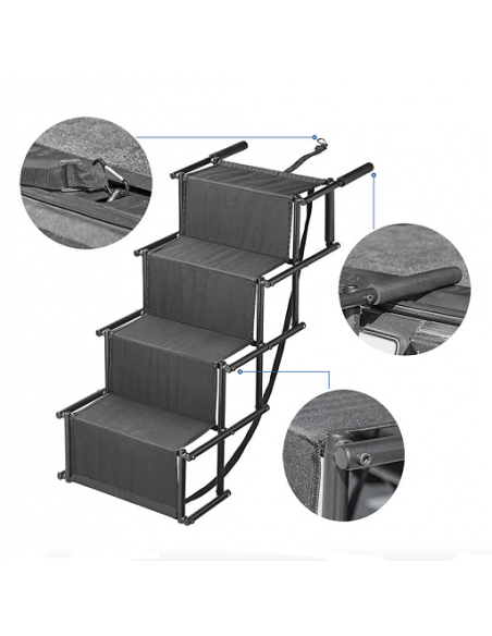Folding pet ladder