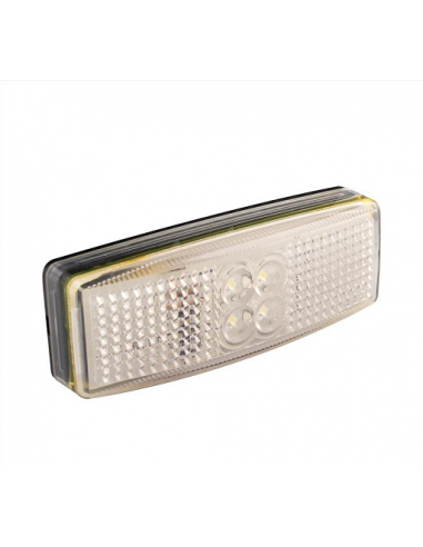 Feu blanc pour position avant de 12/24V et LED 110x40mm