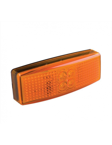 Luz amarela para posição lateral de 12/24V e LED de 110x40mm