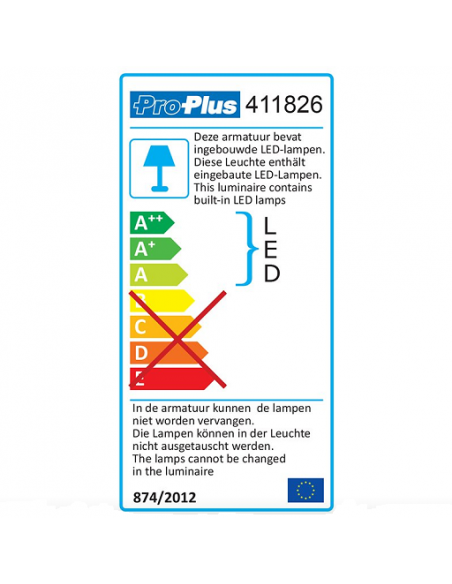 Luz spot para superficie 15-leds 12V 200lm Ø70x12mm Pro Plus