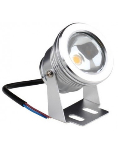 Runder LED-Strahler 10 W, 12 V, tauchfähig, Aluminium