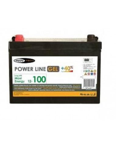 Bateria Auxiliar Gel 100A Power Line Eza