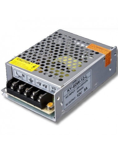 12v steel chassis power supply. 5A