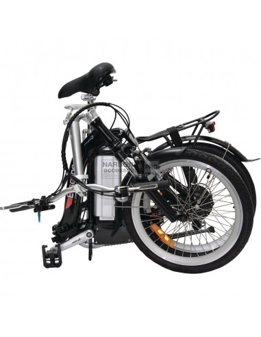 Nero pieghevole bici di assistenza elettrica E-scape