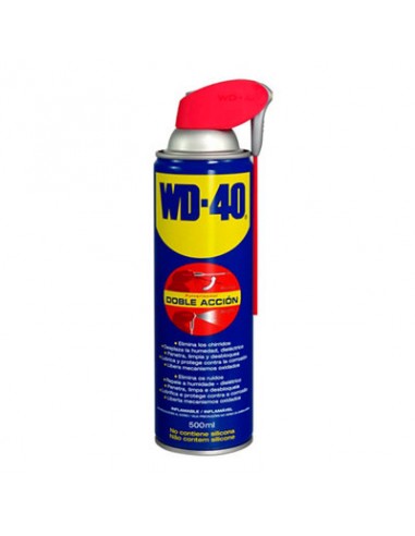 WD40 en 500 ml d'huile lubrifiante en spray polyvalente