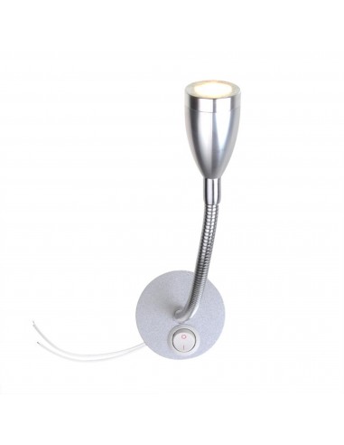 Lampara foco 1 led Flexible 12V 120lm Ø 65x110-260 mm.