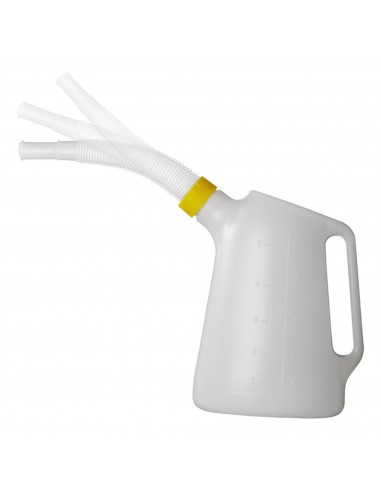 botella para aceite con pico flexible 5L