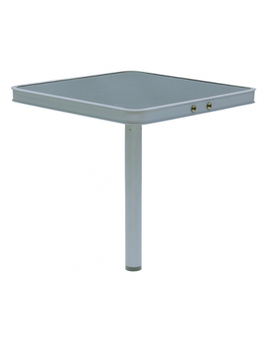 Table d'appoint en aluminium avec cheville pour le camping ou la plage