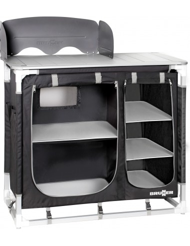 Mueble cocina con fregadero plegable integrado Square Brunner