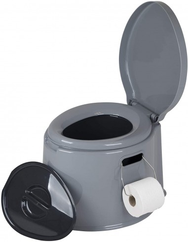 Bo-Camp Tragbare 7-Liter-Toilette mit Sitz