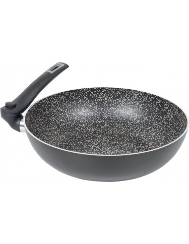 Wok Pan 24cm Bo-Camp com alça dobrável
