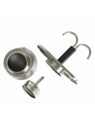 Cafetera compacta de aluminio. Bo-Camp