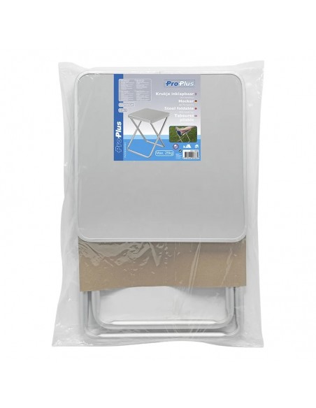 Taburete plegable con encimera