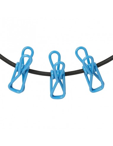 Tendedero flexible 12 ganchos cuerda elástica Rayen – Tendence