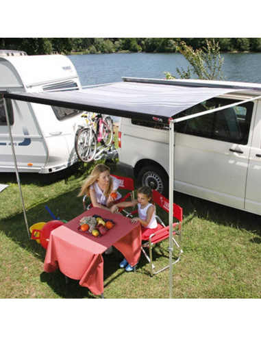 Toldo Fiamma F35 Pro 220 Tiefschwarz Königsgrau