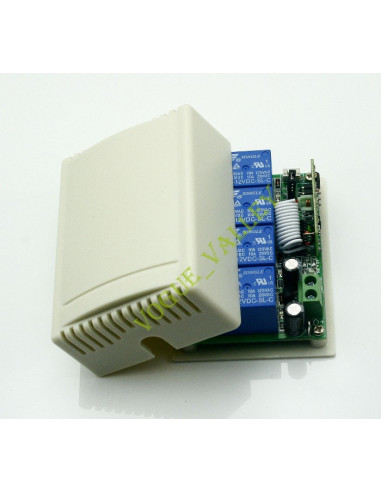 4 channel receiver with 12v control