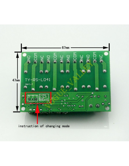 4 channel receiver with 12v control