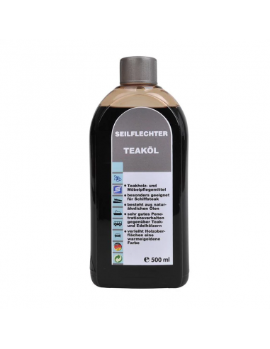 Aceite para madera Teca de 500ml Seilflechter