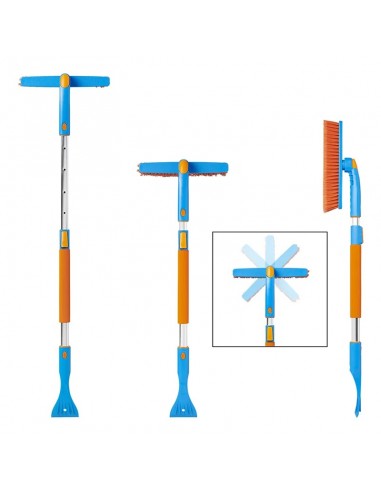 Cepillo para nieve con rasqueta de hielo+mango telescópico ProPlus