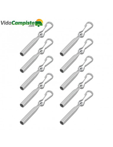 Chiusura per cavo Ø6 mm con ganci Simplex, 10 set ProPlus