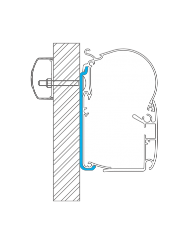 Adattatore di attesa Dometic per Mod PW Jumpy,Expert Proace