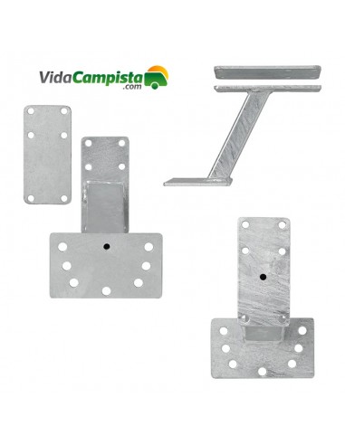 Soporte de rueda de repuesto con placa de montaje ProPlus