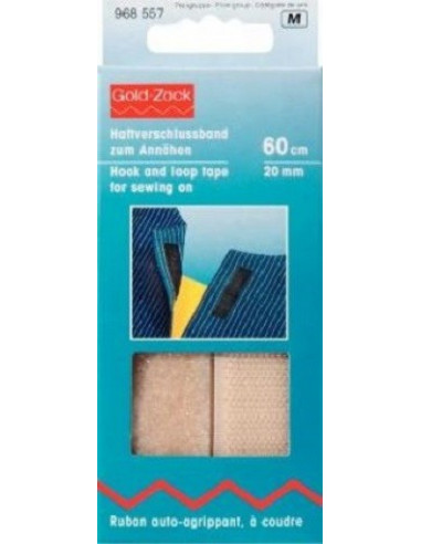 Velcro adhésif. Bande de fixation. 60cm 20mm