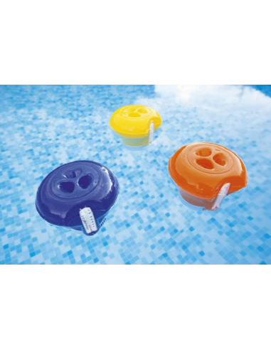 Distributeur de chlore piscine avec thermomètre