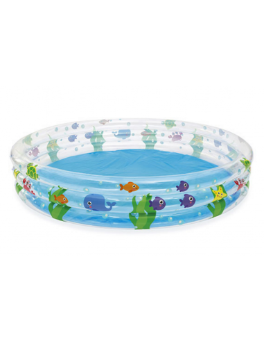 Piscina per bambini gonfiabile trasparente Ø183 X H33cm Bestway