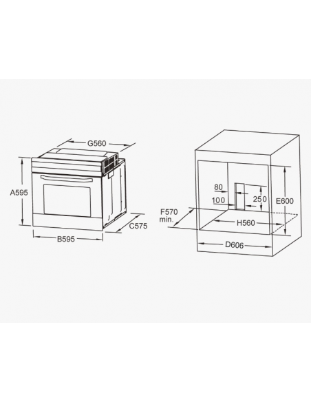 Pyrolytic 10 function oven. Eas Electric