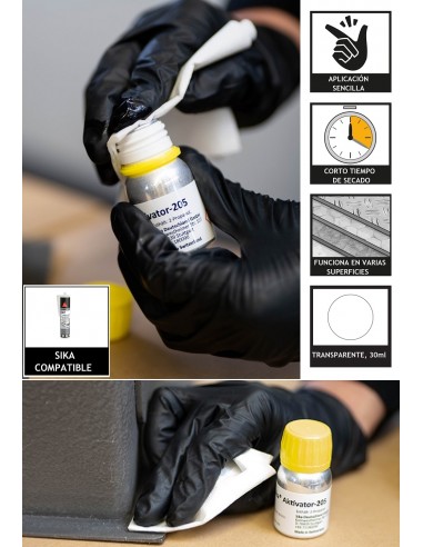 Limpiador y activador de Sika para sustratos no porosos