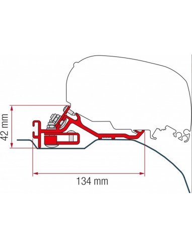 Adattatore Fiamma per Ducato, Boxer e Jumper dal 2006 su