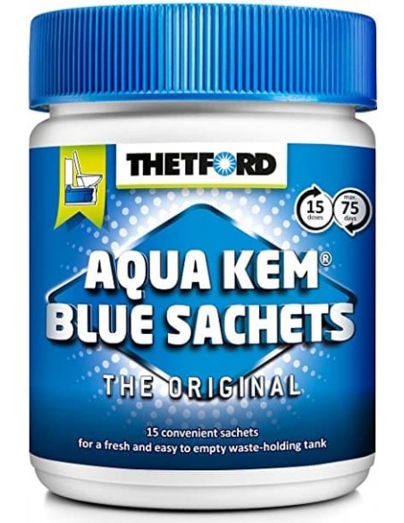 Pack THETFORD 6x Aqua-Kem Bleu x15 Sachets Traitement Des Matières