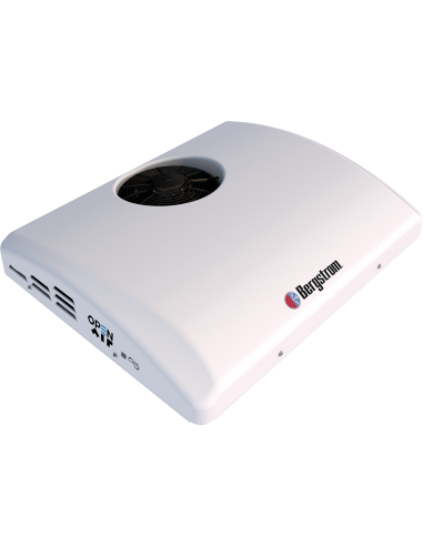 Aria Condizionata OpenAir Compact 12V installato nel soffitto camper, efficienza e freschezza durante il vostro viaggio.