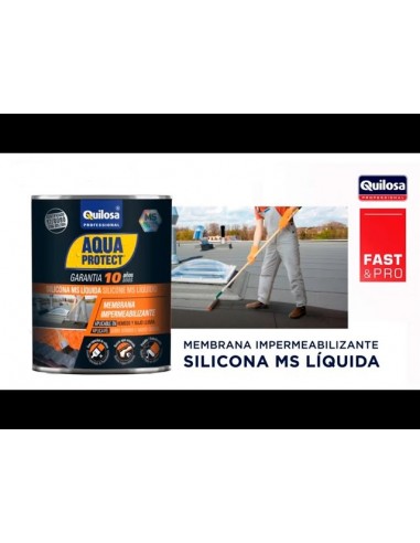 Silicone liquido Aquaprotect MS 1 Kg Bianco.