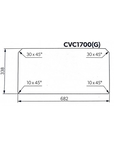 Cocina de gas Dometic CVC1700G dos quemadores