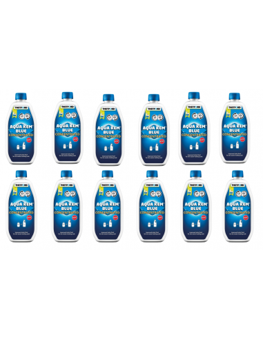 Pack x12 Thetford Aqua kem Bleu concentré 0.78 Lits