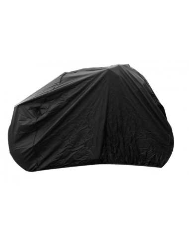 Black protective bicycle cover