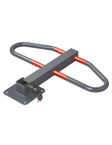 Barrera para parking con cerradura integrada